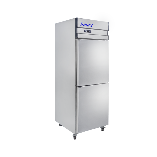 Stainless Steel 2 Door Upright Chiller