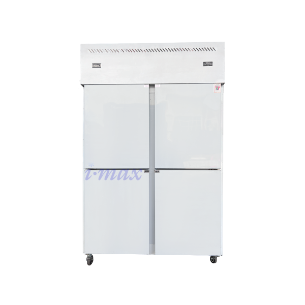 Stainless Steel 4 Door Upright Freezer