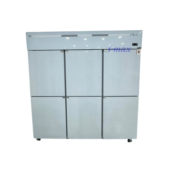 Stainless Steel 6 Door Upright Freezer